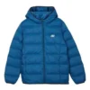 Chaqueta corta con capucha y logo estampado «Azul, verde azulado»