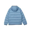 Chaqueta corta con capucha y logo estampado «Azul, verde azulado»