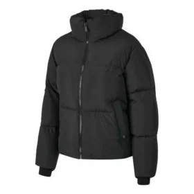 Chaqueta corta de plumón cálida Waterproof «Negro»