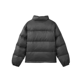 Chaqueta corta de plumón «Negro Azul Blanco»