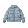 Chaqueta corta de plumón «Negro Azul Blanco»