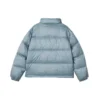 Chaqueta corta de plumón «Negro Azul Blanco»