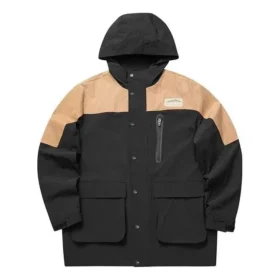 Chaqueta de la colección Skechers x GODRI Trekking «Negro, dorado y gris»