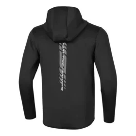 Chaqueta de manga larga con capucha y cremallera «Negro»