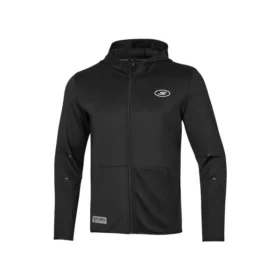 Chaqueta de manga larga con capucha y cremallera «Negro»