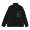 Chaqueta de peluche de moda casual «Negro»