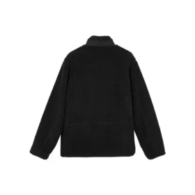 Chaqueta de peluche de moda casual «Negro»
