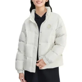 Chaqueta de plumón casual ligera «Blanco»