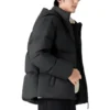 Chaqueta de plumón con capucha «Black»