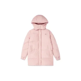 Chaqueta de plumón con capucha de largo medio «Black Pink»