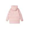 Chaqueta de plumón con capucha de largo medio «Black Pink»