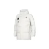 Chaqueta de plumón con capucha de longitud media y logo estampado «Multi-Color»