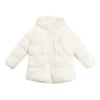 Chaqueta de plumón con capucha lisa «White»
