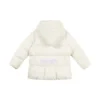 Chaqueta de plumón con capucha lisa «White»