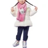 Chaqueta de plumón con capucha lisa «White»