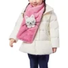 Chaqueta de plumón con capucha lisa «White»