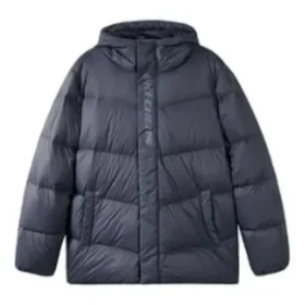 Chaqueta de plumón con capucha para tiempo libre «Negro» Chaqueta de plumón con capucha para tiempo libre «Negro»