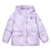 Chaqueta de plumón con capucha «Purple White»