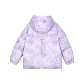 Chaqueta de plumón con capucha «Purple White»