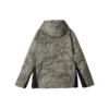 Chaqueta de plumón con capucha Water Repellent de la serie Lifestyle «Verde oliva Negro»