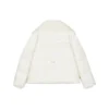 Chaqueta de plumón con letras estampadas «Blanca»