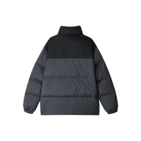 Chaqueta de plumón con logo de moda «Negro Gris»