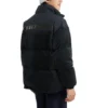 Chaqueta de plumón cortavientos de la serie deportiva «Negro»