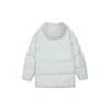 Chaqueta de plumón de longitud media «Gris»