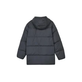Chaqueta de plumón de longitud media «Negro»