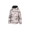 Chaqueta de plumón reversible, ligera y cálida «Negro Gris Púrpura»