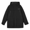 Chaqueta de plumón tejida a prueba de viento «Negro»