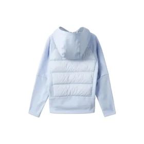 Chaqueta de plumón tejida con capucha «Teal»