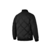 Chaqueta de plumón tejida con cuello de color liso «Negro»