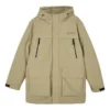 Chaqueta de plumón tejida cortavientos «Beige»
