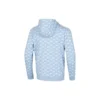 Chaqueta de punto de manga larga con estampado de letras SKX «Gris, azul y blanco»