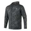 Chaqueta deportiva con capucha «Negro Blanco»