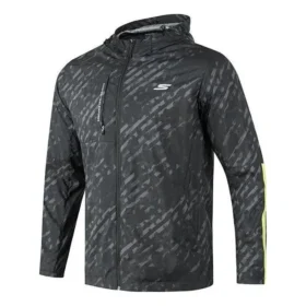 Chaqueta deportiva con capucha «Negro Blanco»