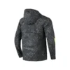 Chaqueta deportiva con capucha «Negro Blanco»
