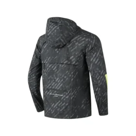 Chaqueta deportiva con capucha «Negro Blanco»