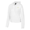 Chaqueta deportiva con capucha y cremallera de punto con estampado del logotipo de la serie deportiva «Blanca»
