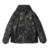 Chaqueta deportiva de camuflaje «Negro verde»