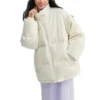 Chaqueta deportiva de plumón cortavientos «Blanca»