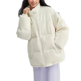 Chaqueta deportiva de plumón cortavientos «Blanca»