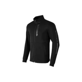 Chaqueta deportiva de punto con cuello alto «Negro»