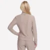 Chaqueta GO Luxe Rib de cremallera completa para el día a día