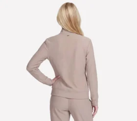 Chaqueta GO Luxe Rib de cremallera completa para el día a día