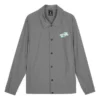 Chaqueta informal con letras estampadas «Gris»