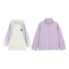 Chaqueta informal tejida «Purple White»