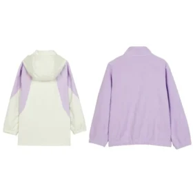 Chaqueta informal tejida «Purple White»