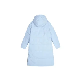 Chaqueta larga básica de plumón «Azul»